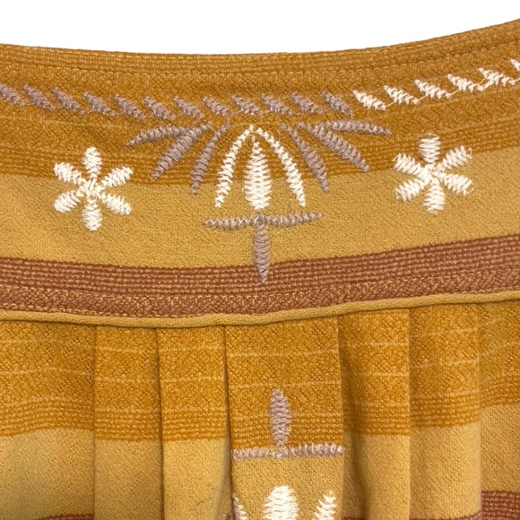 Free People Vintage Stripe Swing Top Tank Gold Combo Medium - Picture 10 of 15